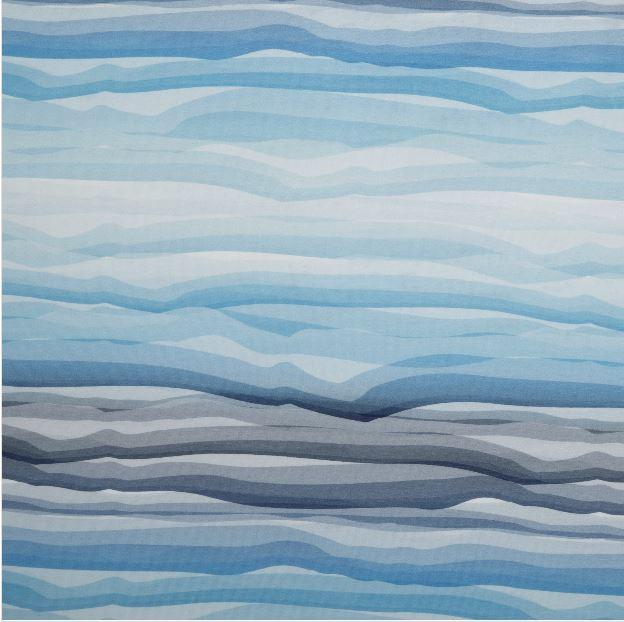 WAVY STRIPES BLAU