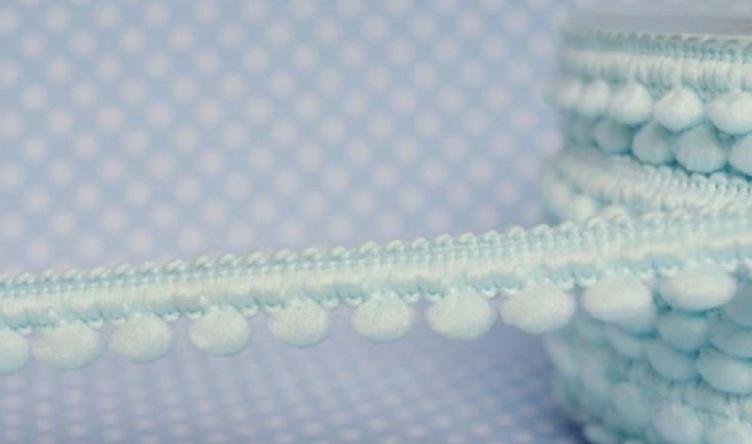 MINI POM-PON HELLBLAU
