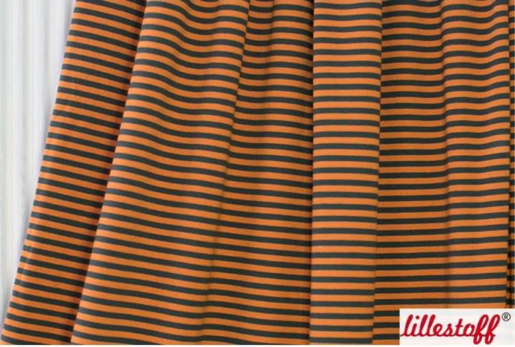 RINGELJERSEY JÄGERGRÜN/ZIMTORANGE