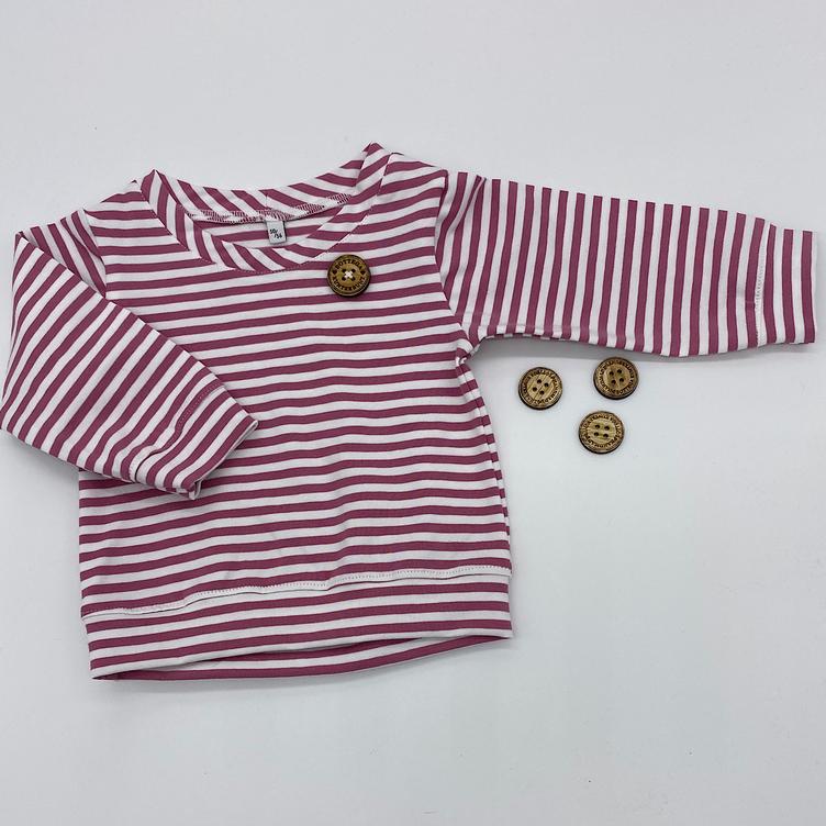 SHIRT STREIFEN ALTROSA