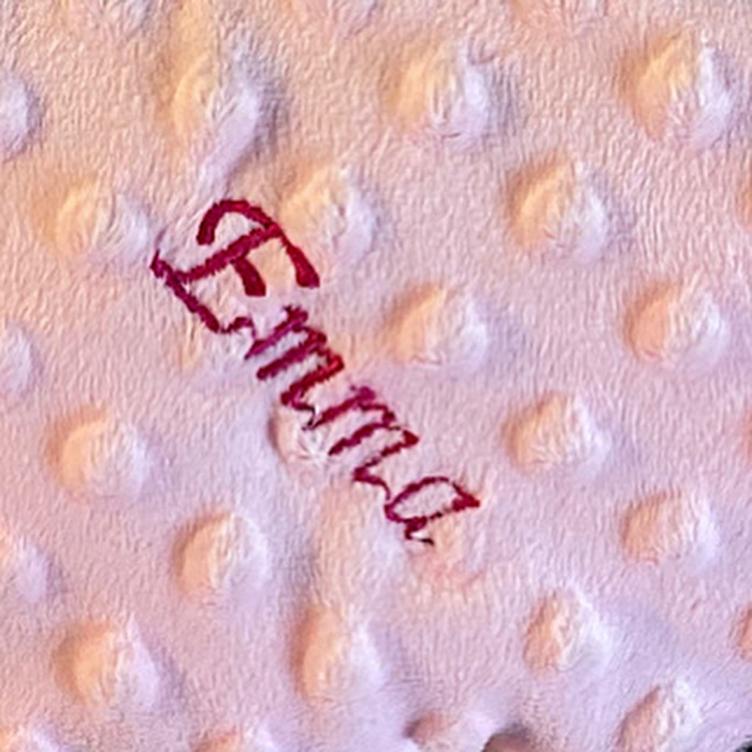 Vorname nach Wunsch sticken (PINK)