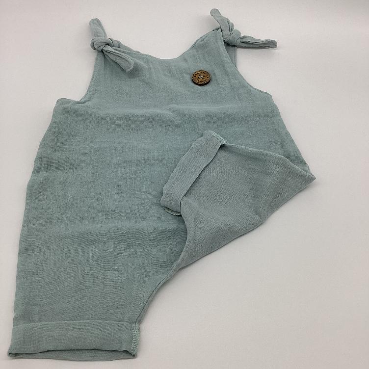 MUSSELIN LATZHOSE cloud blue