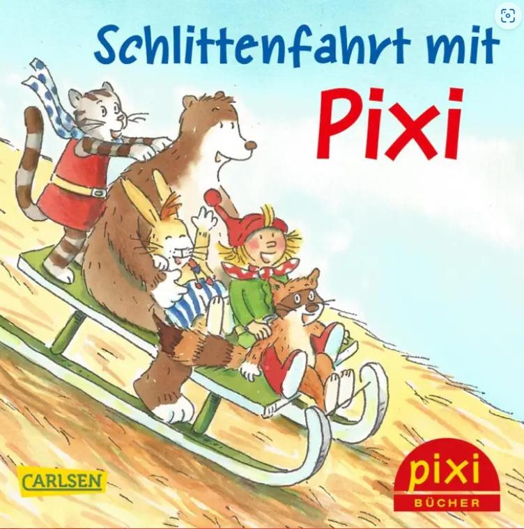 PIXI Schlittenfahrt mit Pixi