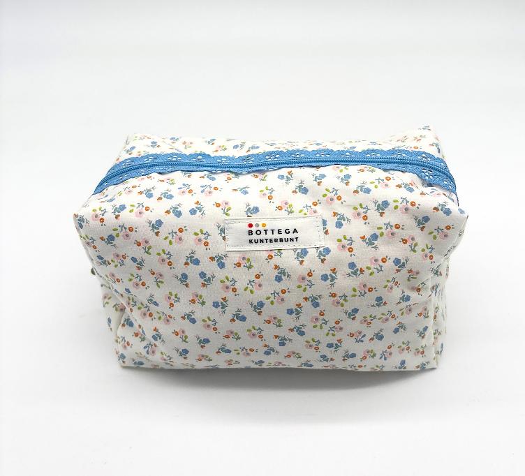 NECCESAIRE ROSA & BLAUE BLUMEN