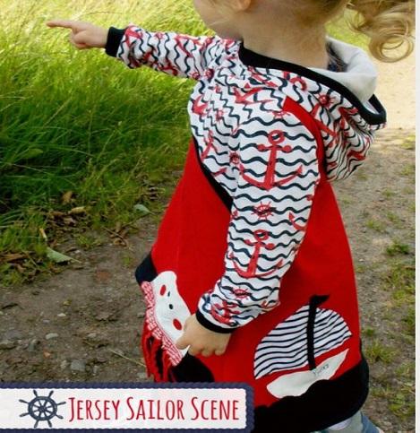 SAILOR SCENE - NAVY / ROT - 0