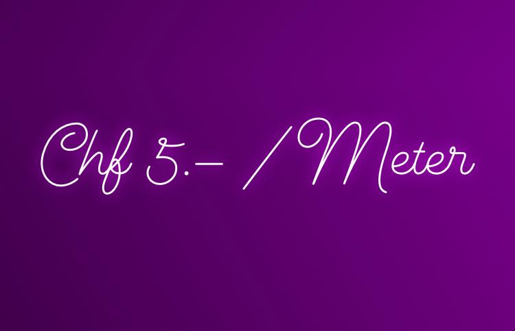 CHF 5.-- / METER